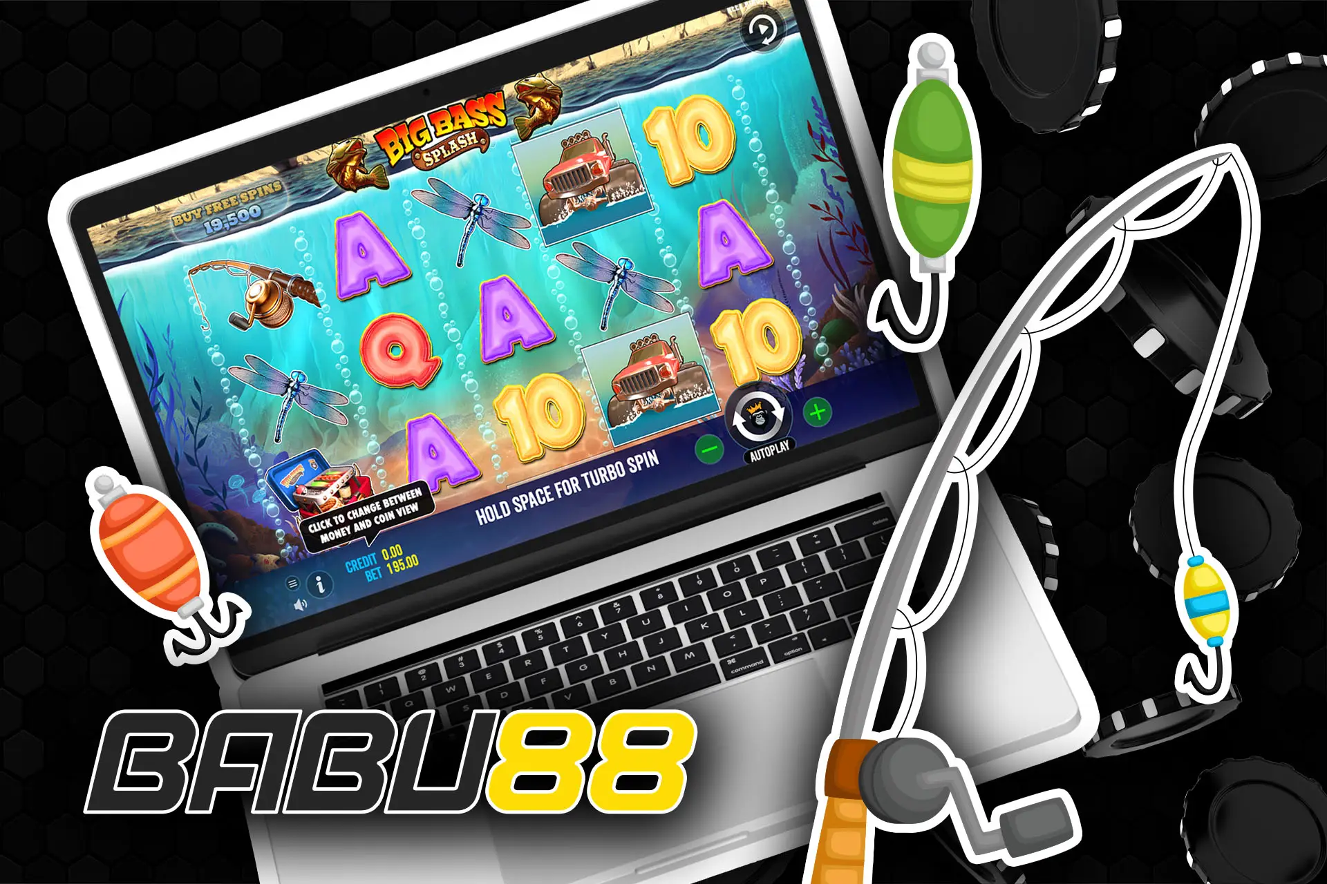 Download the Babu88 app and play the Big Bass Splasg slot.